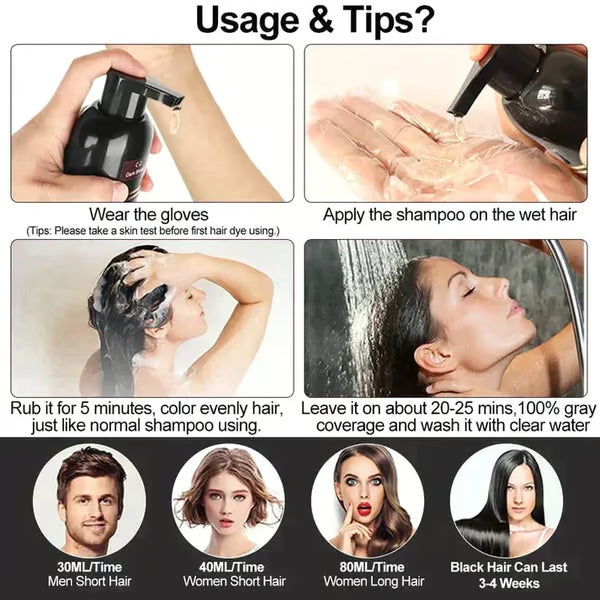 Shampoo de Henna cubre canas
